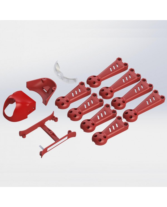 Vortex 150 Mini Crash Kit 1 Red