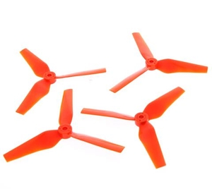 T5044 Tri Blade Propellor - Orange-drones-and-fpv-Hobbycorner