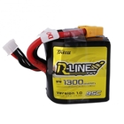 1300Mah - 14.8v - 4S - 95C - Square lipo battery pack