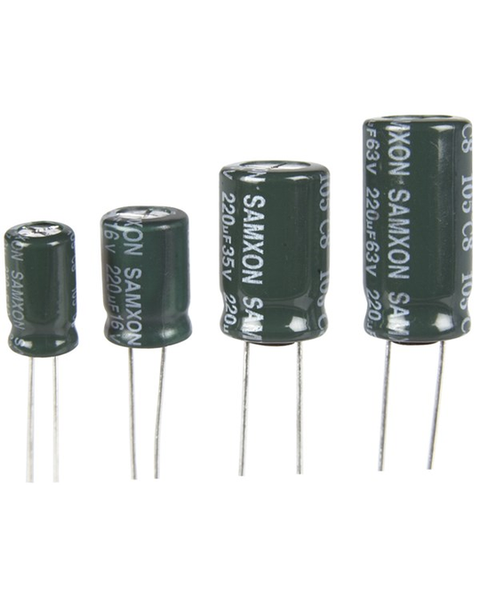 220uF 25VDC Low ESR Electrolytic Capacitor 8x12