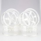 Clear 6 spoke - 9mm Offset - 4pk