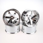 6 Spoke - Chrome - 3mm Offset - 4pk