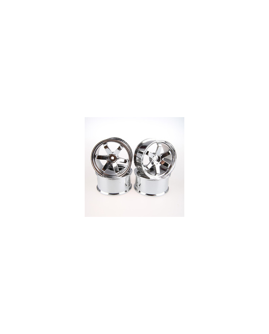 6 Spoke - Chrome - 3mm Offset - 4pk