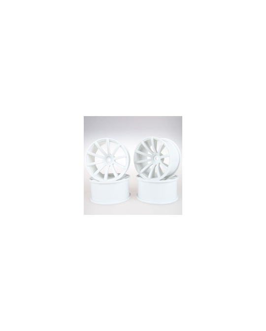 10 Spoke - White - 7mm Offset - 4pk