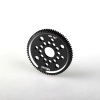 Alloy Spur Gear 48P - 76T -  Black-rc---cars-and-trucks-Hobbycorner