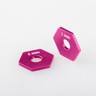 Hex Hub -12x1 mm - Pink - 2pk