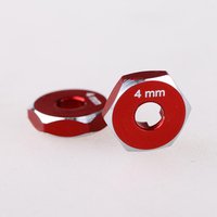 Hex Hub -12x4 mm - Red - 2pk-rc---cars-and-trucks-Hobbycorner