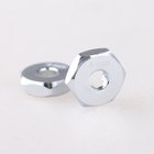 Hex Hub -12x4 mm - Silver - 2pk