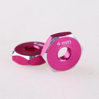 Hex Hub -12x4 mm - Pink - 2pk