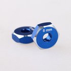 Hex Hub -12x5 mm - Dark Blue - 2pk