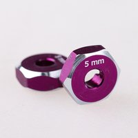 Hex Hub -12x5 mm - Purple - 2pk-rc---cars-and-trucks-Hobbycorner