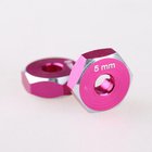 Hex Hub -12x5 mm - Pink - 2pk