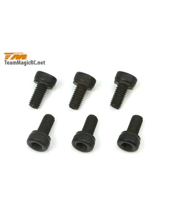 Screws -  Cap Head -  Allen -  M3.5 x 10mm (6 pcs) -  123510C