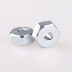 Hex Hub -12x6 mm - Silver - 2pk