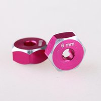 Hex Hub -12x6 mm - Pink - 2pk-rc---cars-and-trucks-Hobbycorner