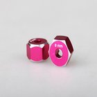 Hex Hub -12x8 mm - Pink - 2pk