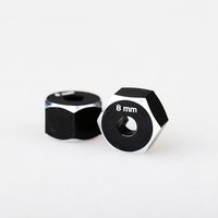 Hex Hub -12x8 mm - Black - 2pk-rc---cars-and-trucks-Hobbycorner