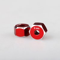 Hex Hub -12x8 mm - Red - 2pk-rc---cars-and-trucks-Hobbycorner