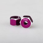 Hex Hub -12x8 mm - Purple - 2pk