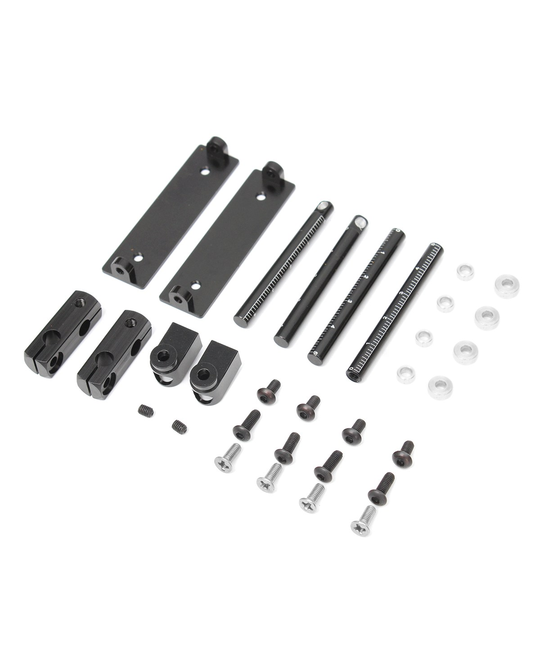 Aluminium Magnetic Stealth Mounts 1/10 - Black