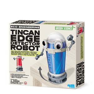 Tin Can Edge Detector Robot - Green Science-model-kits-Hobbycorner