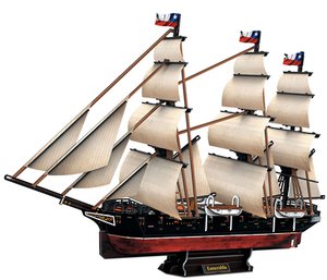 3D Puzzles - Esmeralda Vessel-model-kits-Hobbycorner