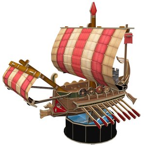 3D Puzzles - Roman Warship-model-kits-Hobbycorner