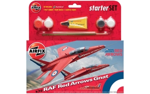 1:72 RAF Red Arrows Gnat Starter Set-model-kits-Hobbycorner