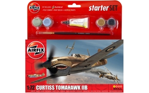 1:72 Curtiss Tomahawk IIB Starter Set-model-kits-Hobbycorner