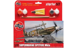 1:72 Supermarine Spitfire MkIa Starter Set-model-kits-Hobbycorner