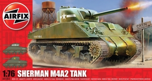 1:76 Sherman M4A2 Tank-model-kits-Hobbycorner