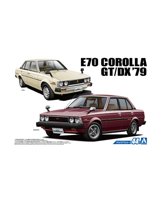 1/24 Toyota E70 Corolla Sedan GT/DX '79