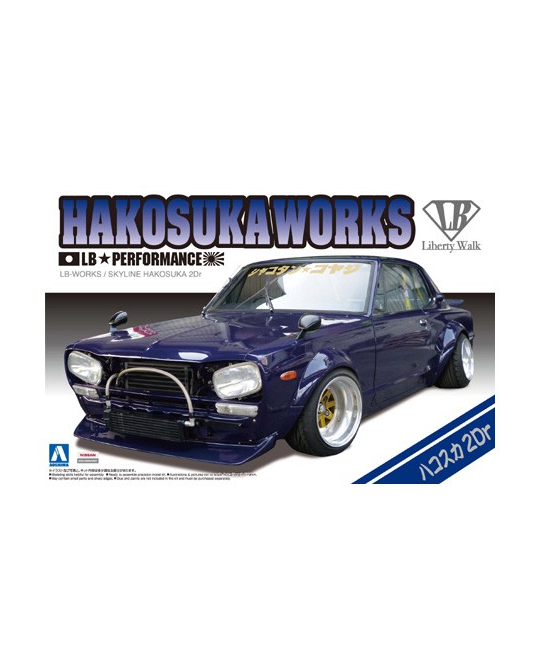 1/24 LB Works HAKOSUKA 2Dr skyline