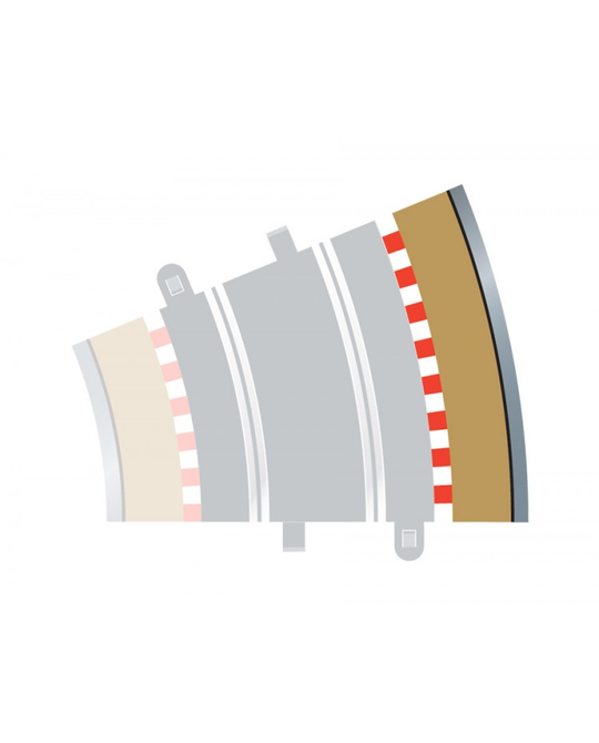 Radius 3 Curve Outer Borders 22.5° x4