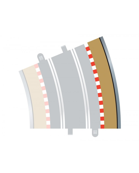 Radius 4 Curve Outer Borders 22.5° x4