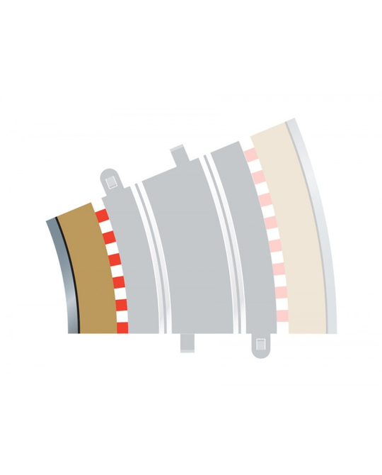 Radius 3 Curve Inner Borders 22.5° x4