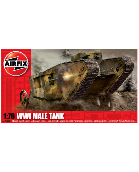 1/76 WWI Male Tank