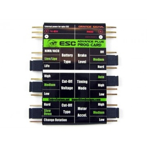 ESC Programming Card-electric-motors-and-accessories-Hobbycorner