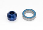 Bearing adapter - aluminum blue-anodized