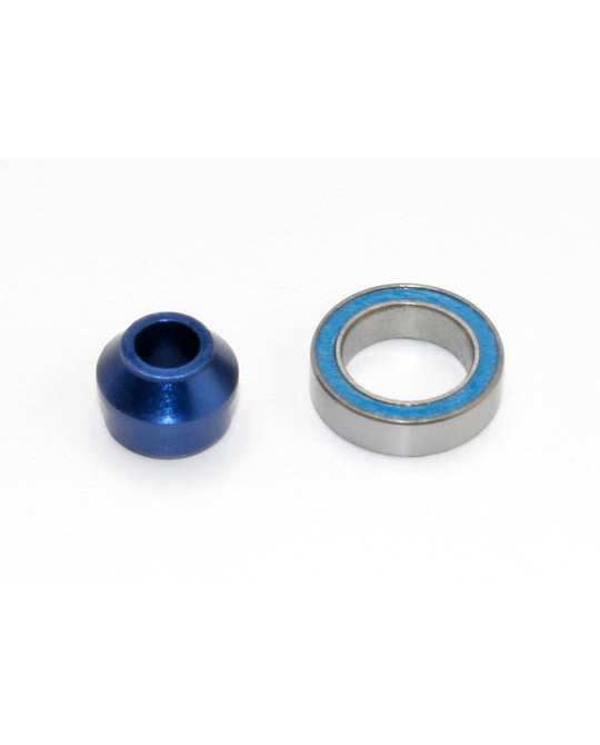 Bearing adapter - aluminum blue-anodized
