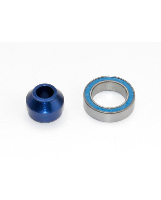 Bearing adapter - aluminum blue-anodized