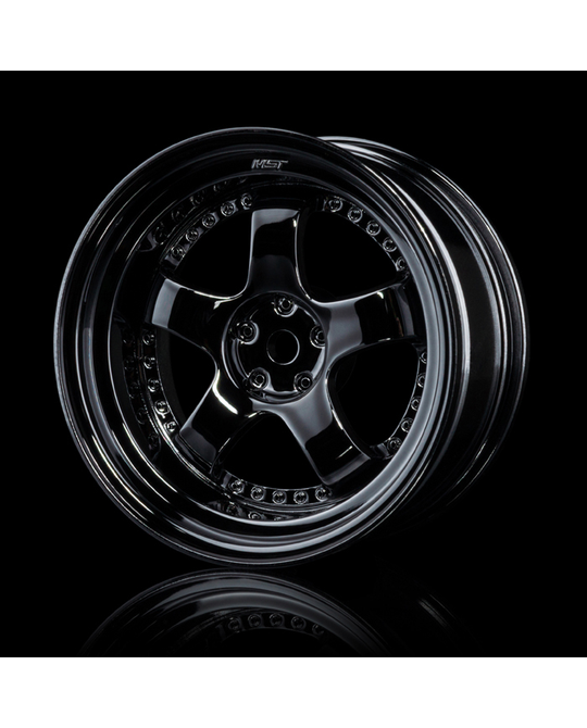 Silver Black SP1 Wheel+5mm 4 pack