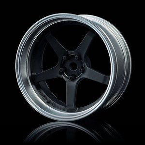 Adjustable Offset Chr/Blk 5 spoke-wheels-and-tires-Hobbycorner