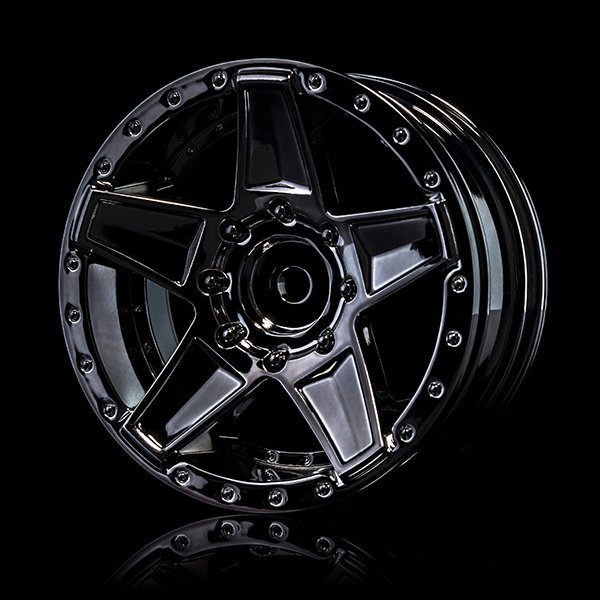 MST 648 Wheel - Silver Black MST 648 Wheel - Silver Black