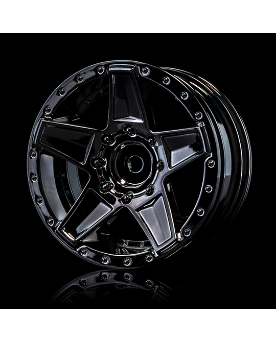 Silver black 648 wheel +5mm 4pk