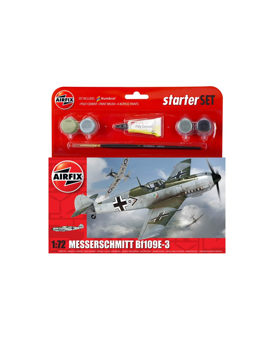 1/72 Messerschmitt Bf109E-3 Starter Set