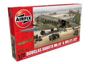 1/72 Douglas Dakota MkIII With Willys Jeep-model-kits-Hobbycorner