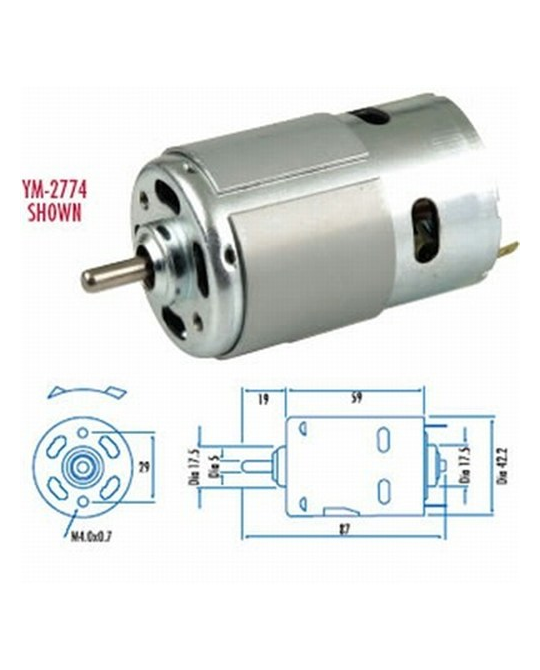 Standard (High Power) D.C. Motors 18800 - YM2774