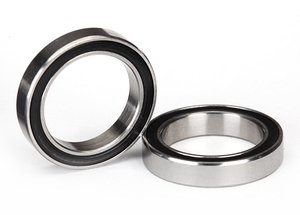 Ball bearings, black rubber sealed (15x21x4mm) (2) - 5102A-rc---cars-and-trucks-Hobbycorner