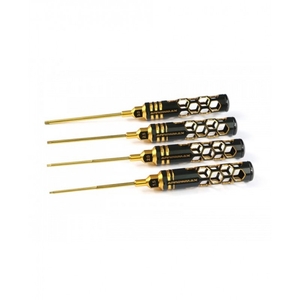 Allen Wrench Set  (4pcs) Black Golden-tools-Hobbycorner